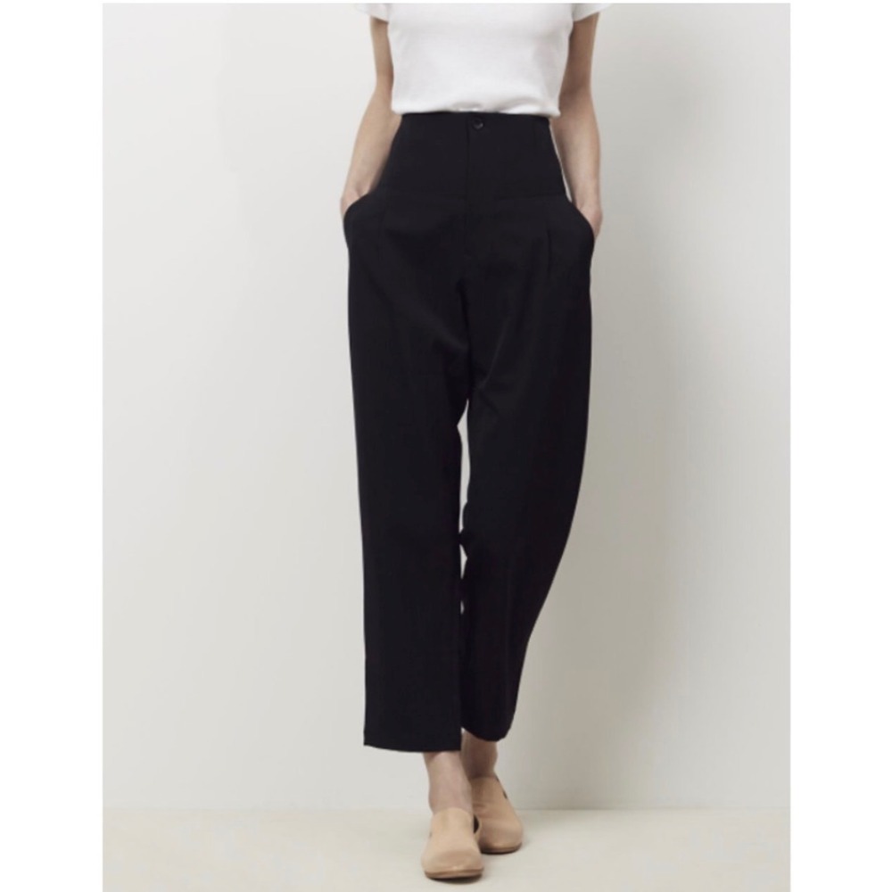 Totokaelo Palma Pants wool black 6 minimalist career office classic staple
